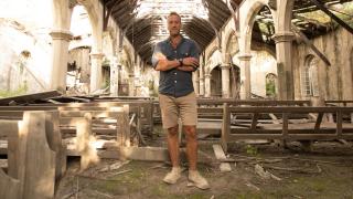 Ben Fogle in Montserrat for Ben Fogle and The Buried City