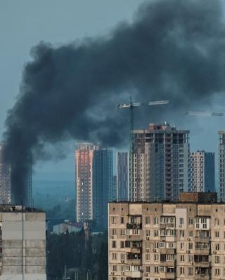 The Ukrainian capital has been bombarded by Russian missiles for nine consecutive nights