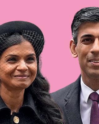 Akshata Murty and Rishi Sunak’s wealth has fallen by more than half a million pounds a day over the past 12 months